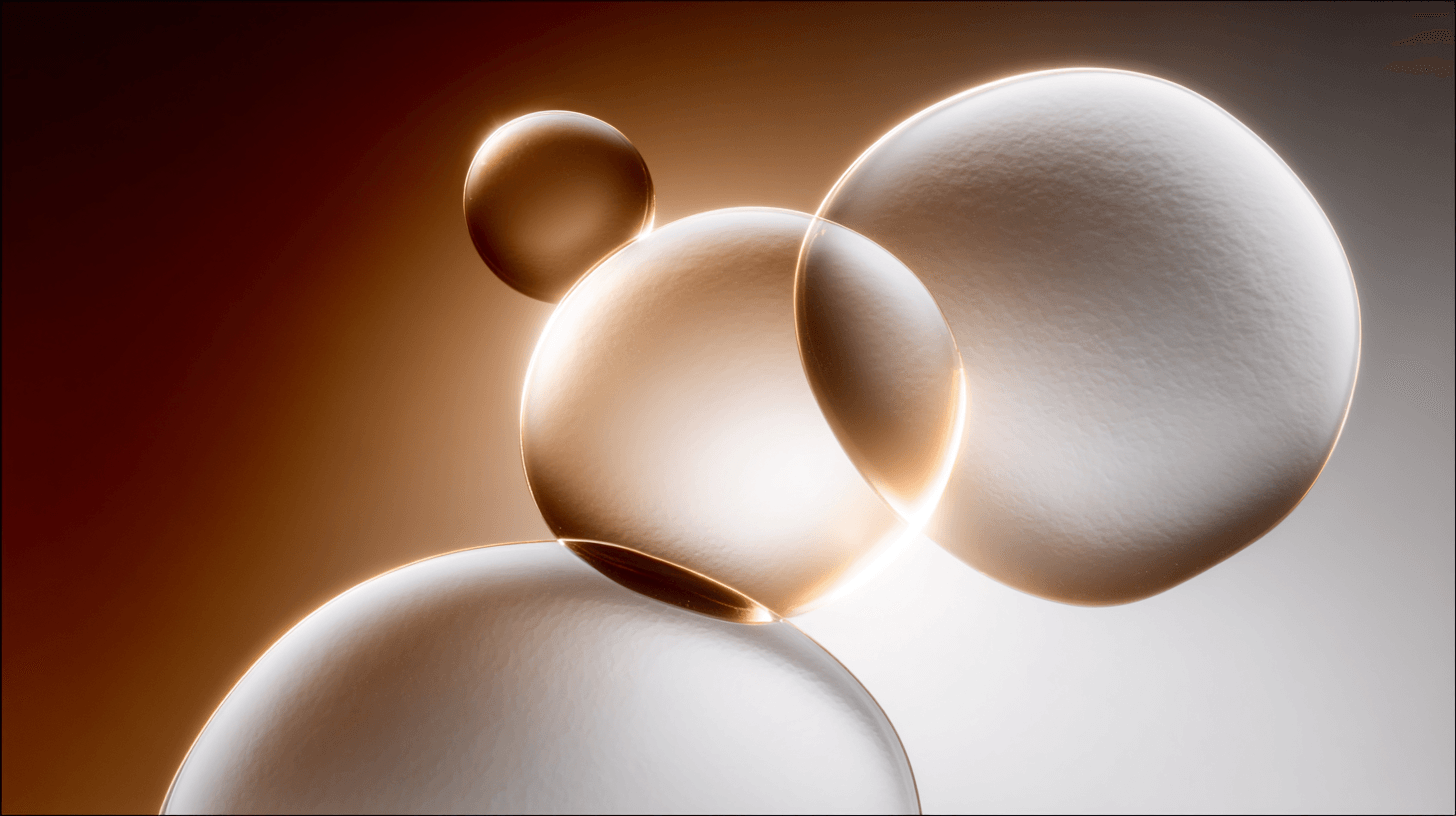 Translucent biological textures — a macro view of layered tissue.